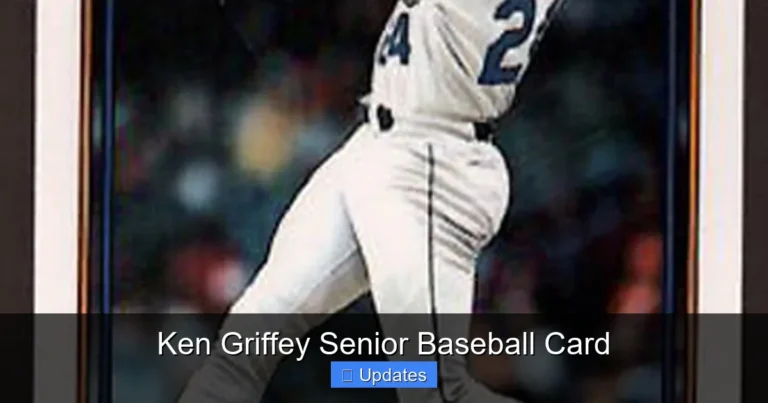 Ken Griffey Senior Baseball Card