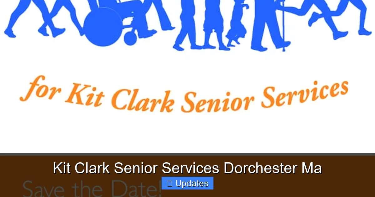 Kit Clark Senior Services Dorchester Ma