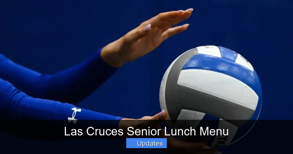 Las Cruces Senior Lunch Menu