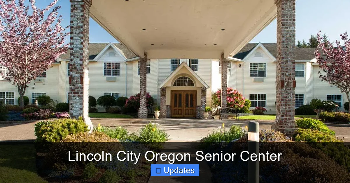 Lincoln City Oregon Senior Center