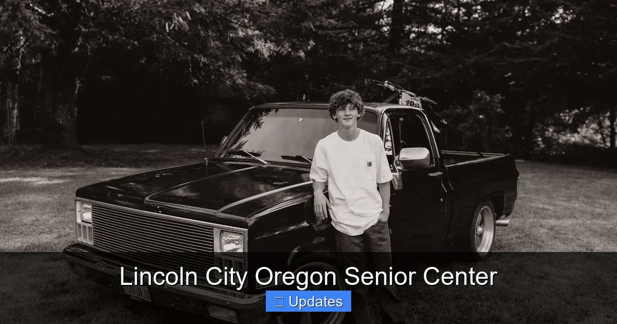 Lincoln City Oregon Senior Center