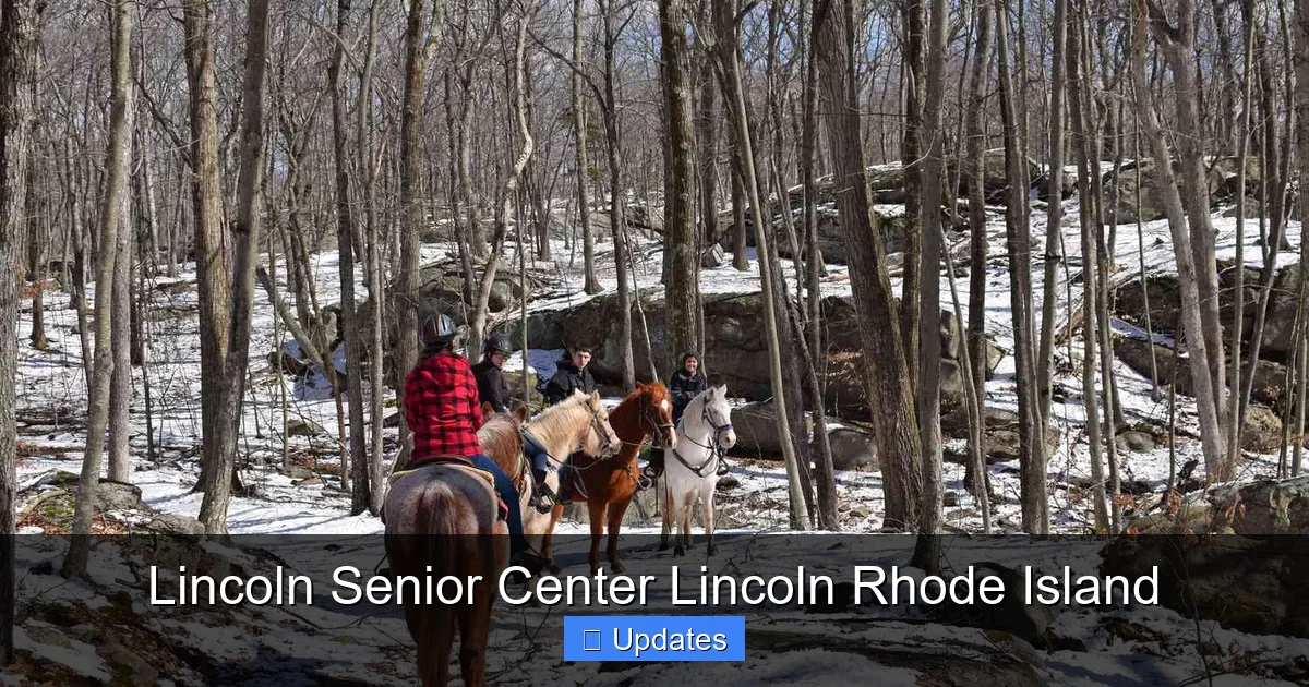 Lincoln Senior Center Lincoln Rhode Island