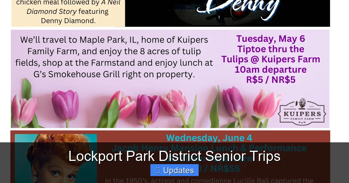 Lockport Park District Senior Trips