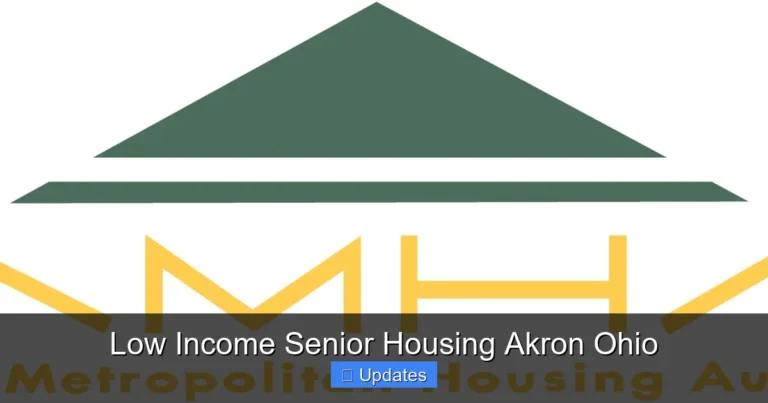 Low Income Senior Housing Akron Ohio