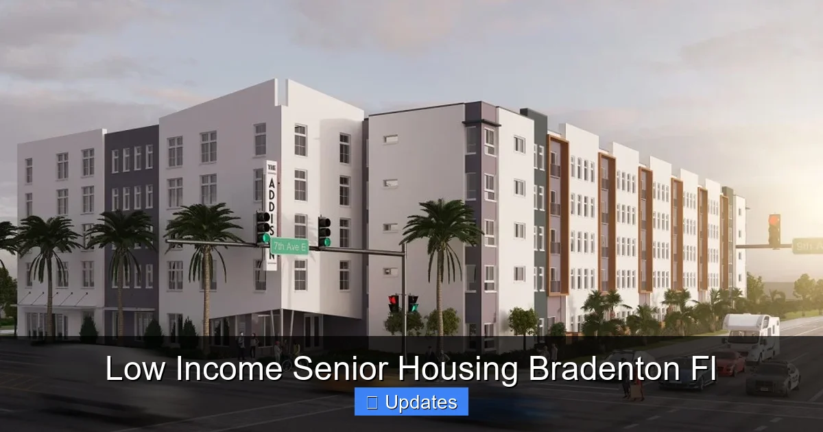 Low Income Senior Housing Bradenton Fl