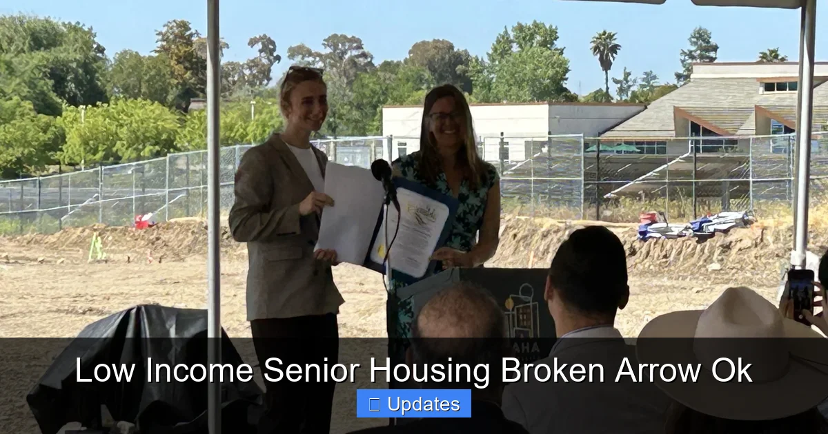 Low Income Senior Housing Broken Arrow Ok
