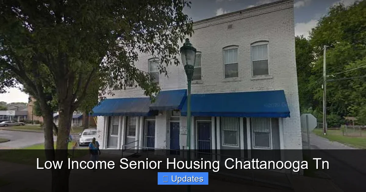 Low Income Senior Housing Chattanooga Tn