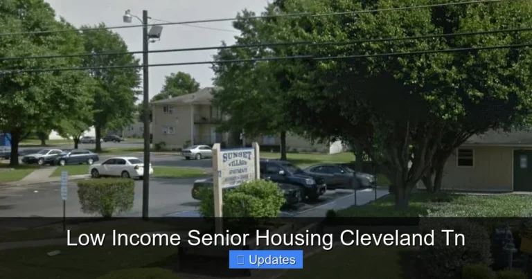 Low Income Senior Housing Cleveland Tn