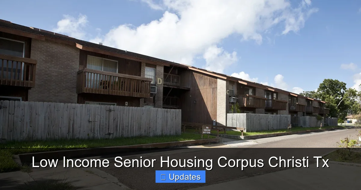Low Income Senior Housing Corpus Christi Tx