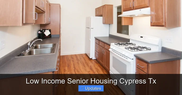 Low Income Senior Housing Cypress Tx