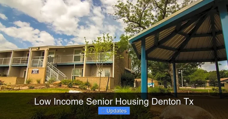 Low Income Senior Housing Denton Tx