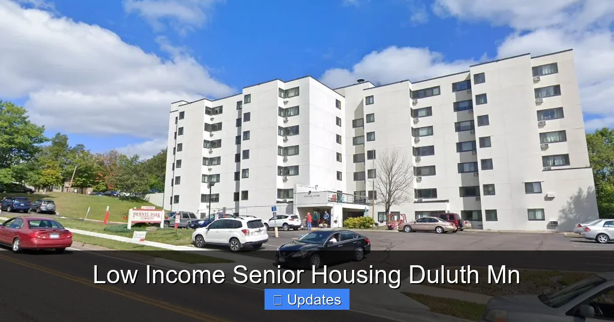 Low Income Senior Housing Duluth Mn