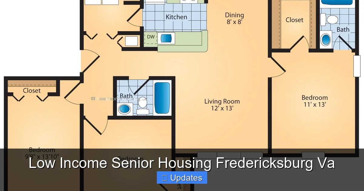 Low Income Senior Housing Fredericksburg Va