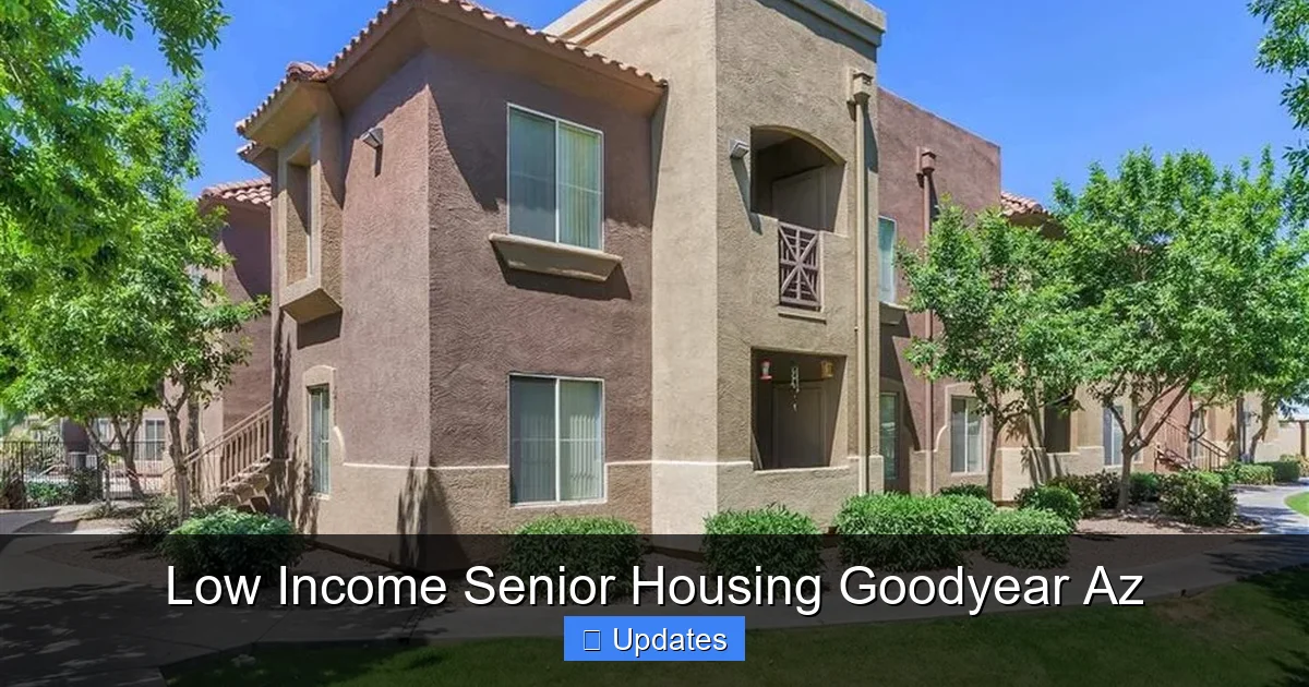 Low Income Senior Housing Goodyear Az