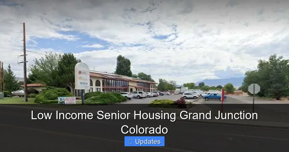 Low Income Senior Housing Grand Junction Colorado