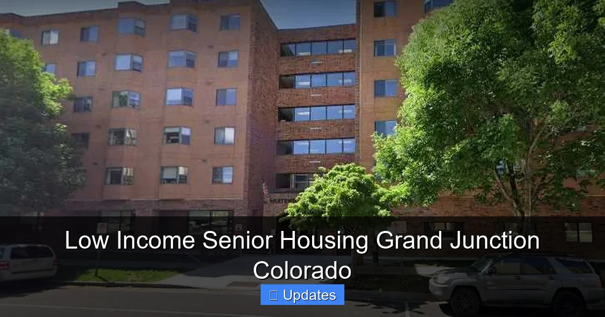 Low Income Senior Housing Grand Junction Colorado