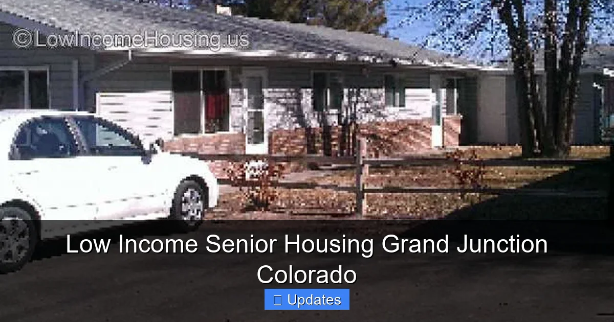 Low Income Senior Housing Grand Junction Colorado