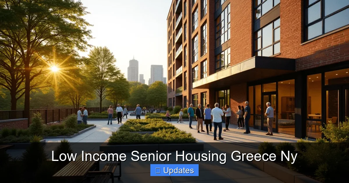 Low Income Senior Housing Greece Ny