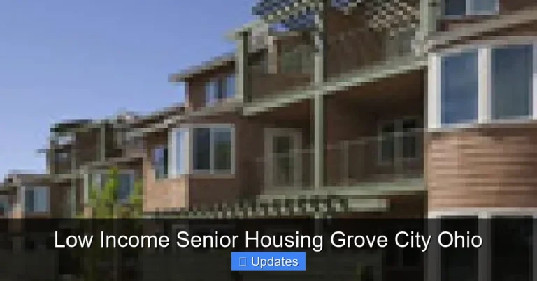 Low Income Senior Housing Grove City Ohio