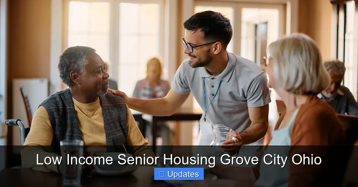 Low Income Senior Housing Grove City Ohio