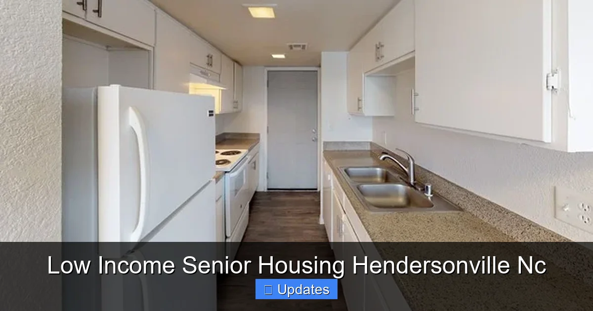 Low Income Senior Housing Hendersonville Nc