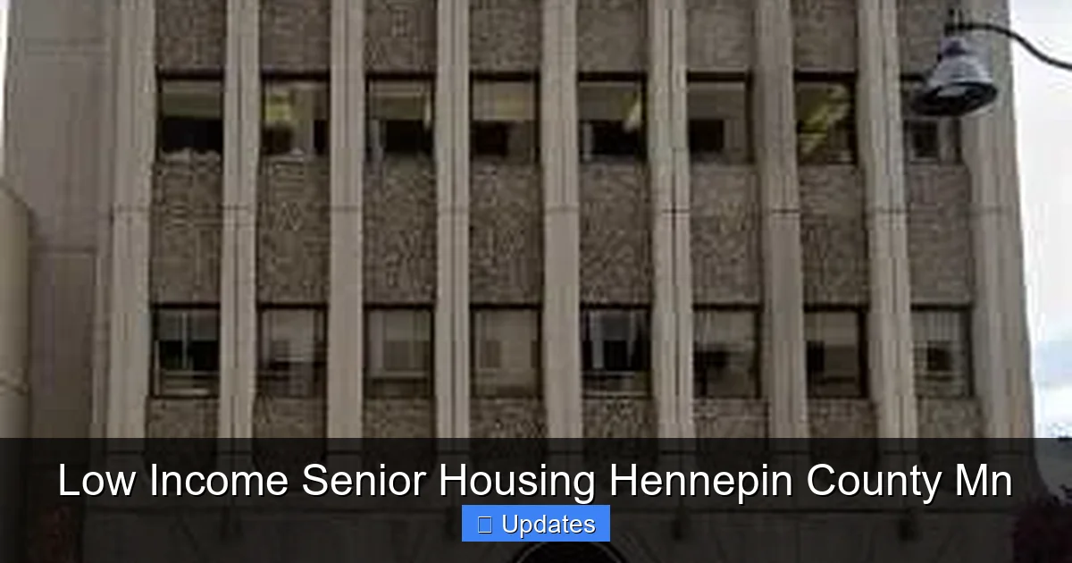 Low Income Senior Housing Hennepin County Mn