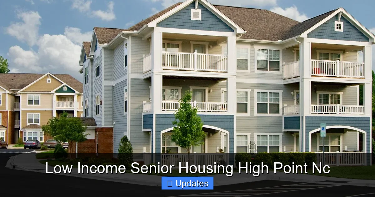 Low Income Senior Housing High Point Nc
