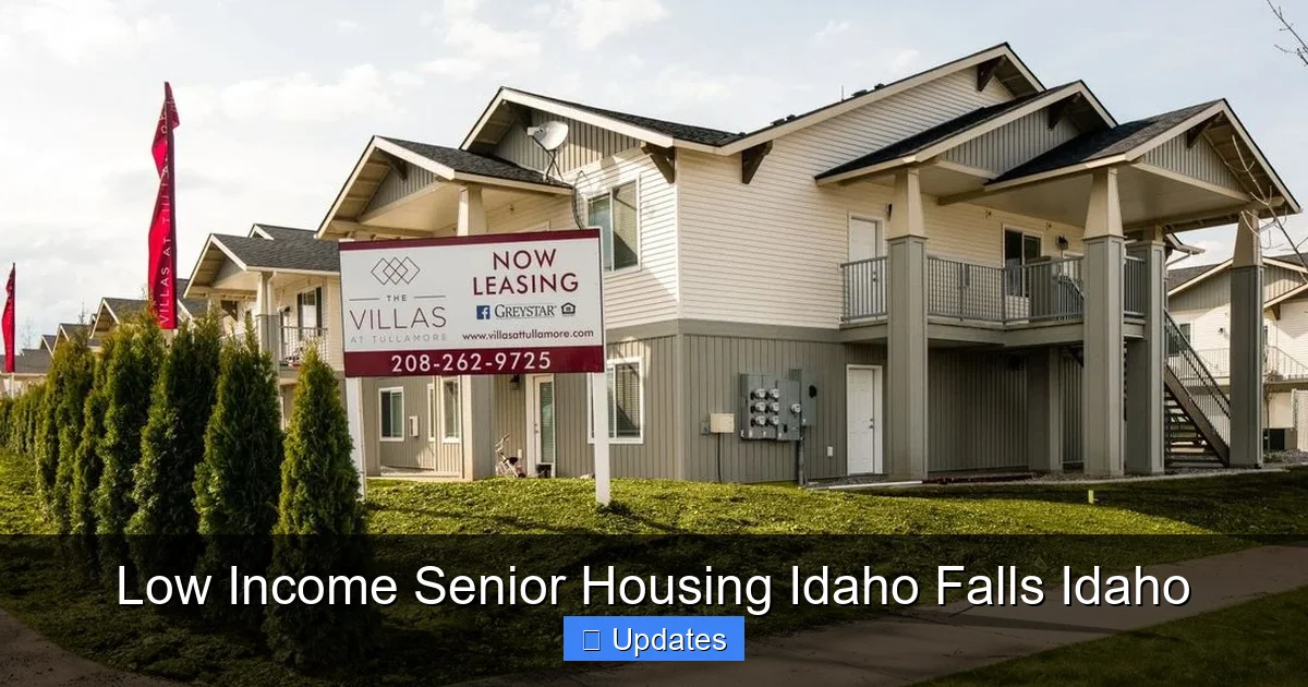 Low Income Senior Housing Idaho Falls Idaho