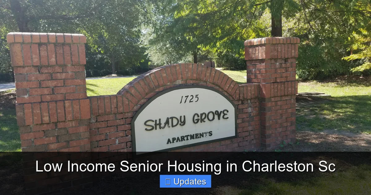 Low Income Senior Housing in Charleston Sc