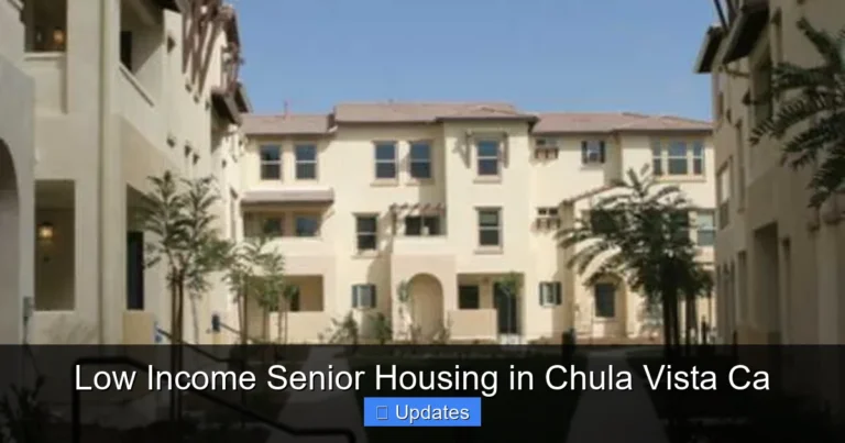 Low Income Senior Housing in Chula Vista Ca