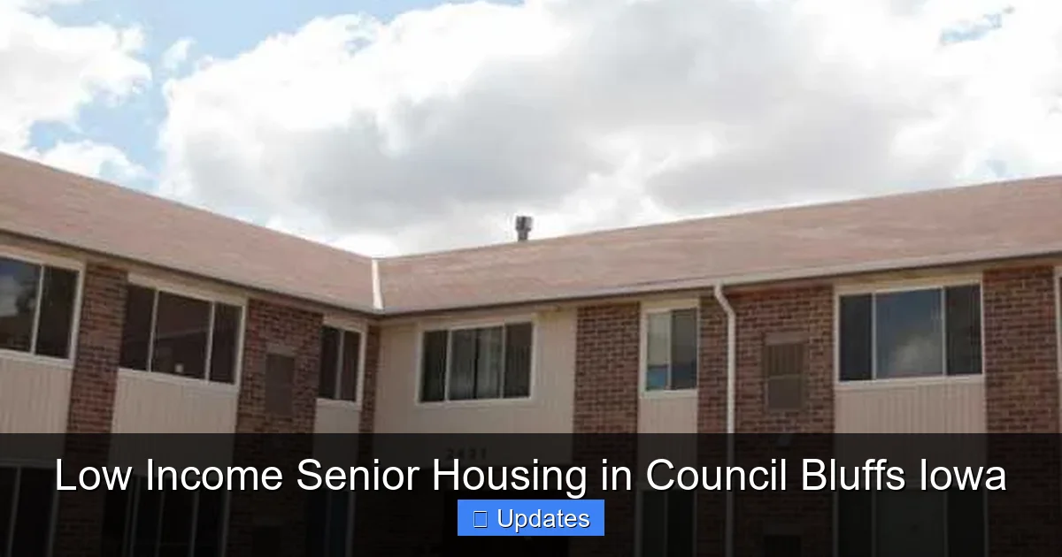 Low Income Senior Housing in Council Bluffs Iowa