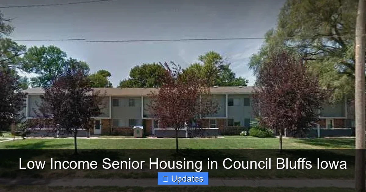 Low Income Senior Housing in Council Bluffs Iowa