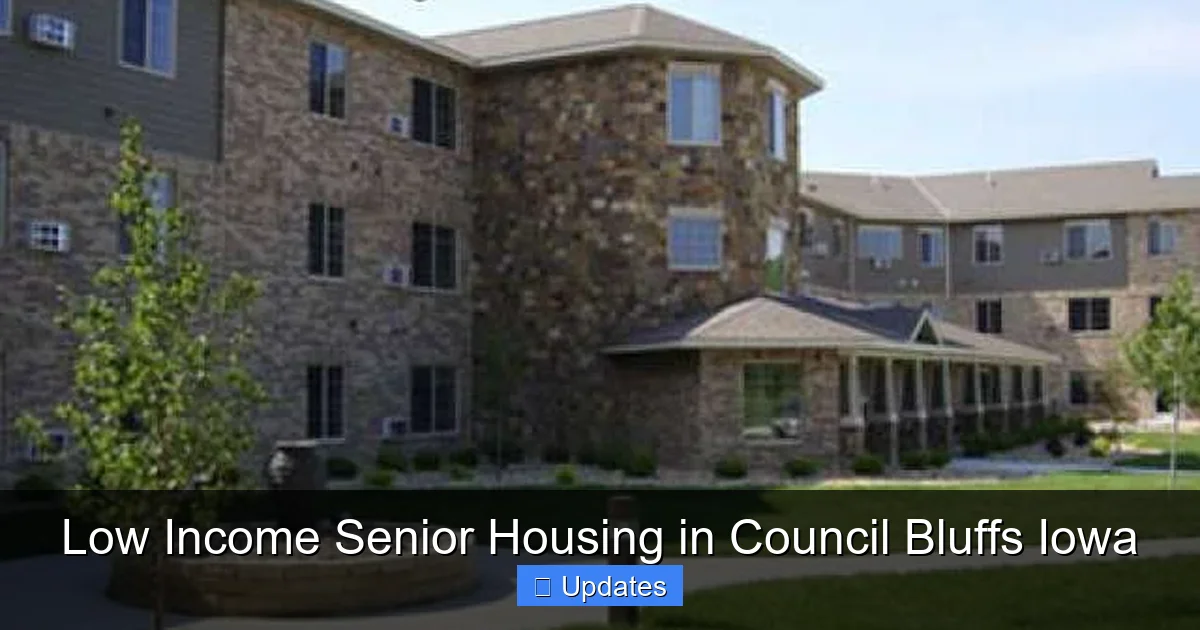 Low Income Senior Housing in Council Bluffs Iowa