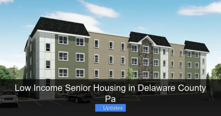 Low Income Senior Housing in Delaware County Pa