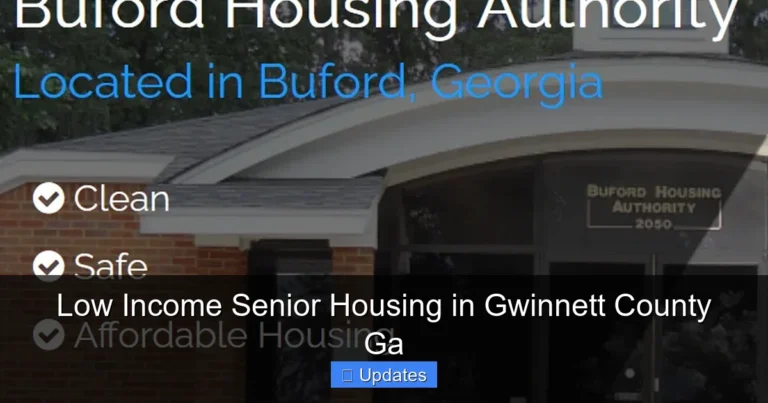 Low Income Senior Housing in Gwinnett County Ga