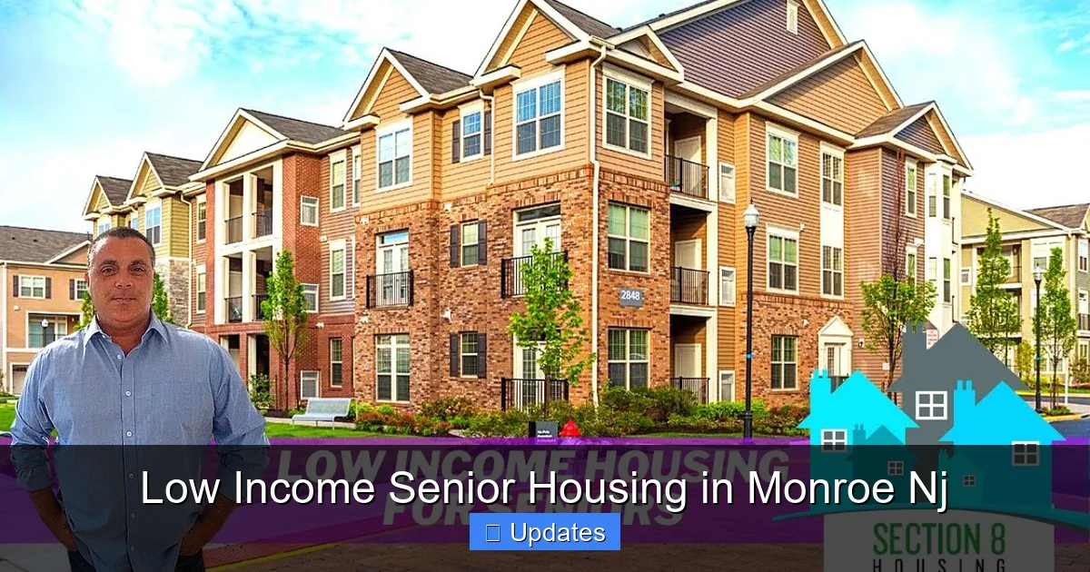 Low Income Senior Housing in Monroe Nj
