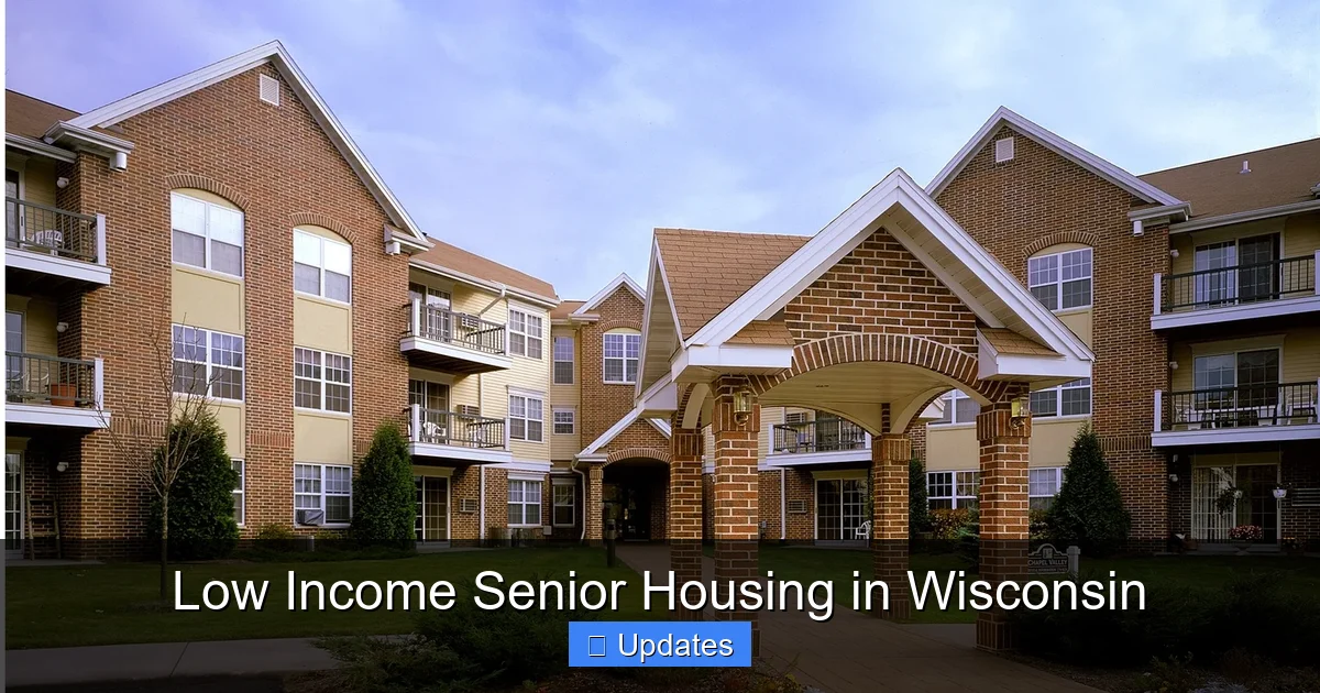 Low Income Senior Housing in Wisconsin