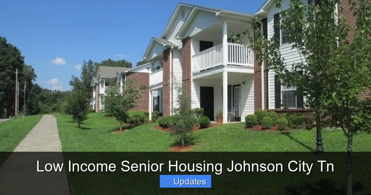 Low Income Senior Housing Johnson City Tn