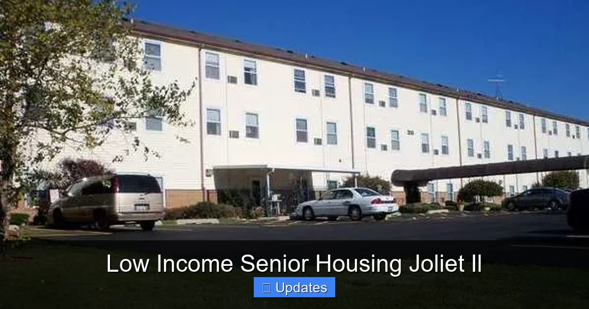 Low Income Senior Housing Joliet Il