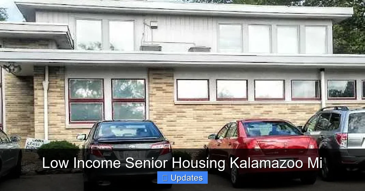 Low Income Senior Housing Kalamazoo Mi
