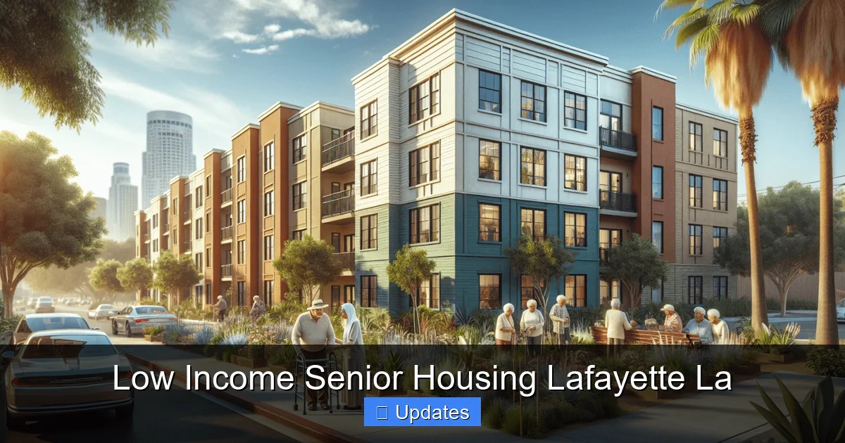 Low Income Senior Housing Lafayette La