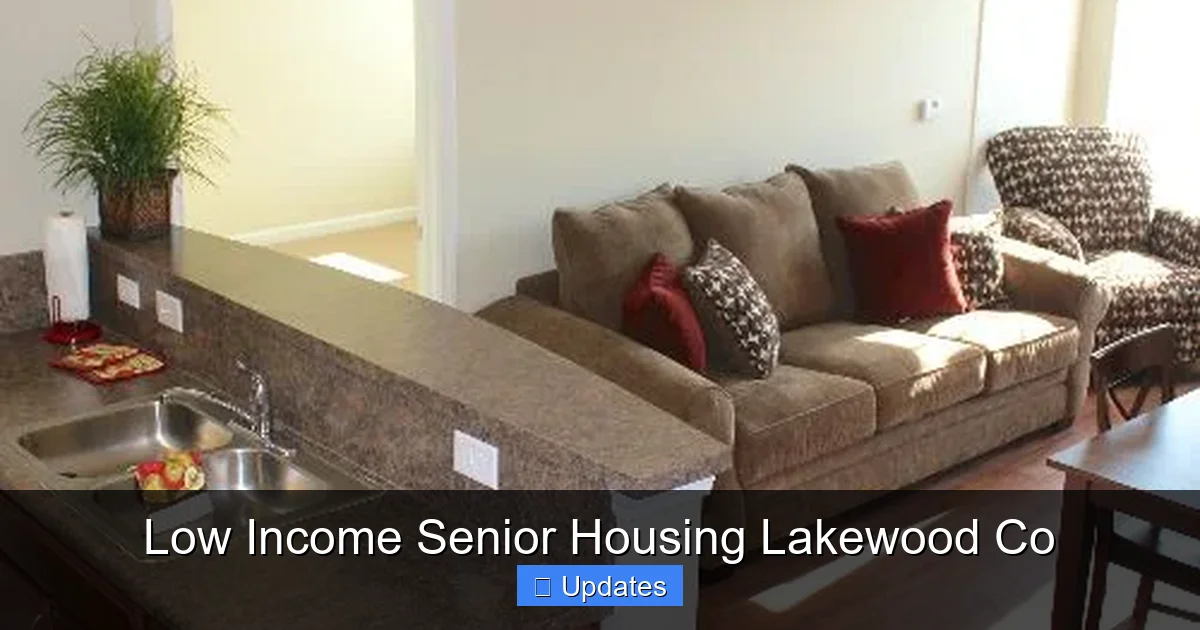 Low Income Senior Housing Lakewood Co