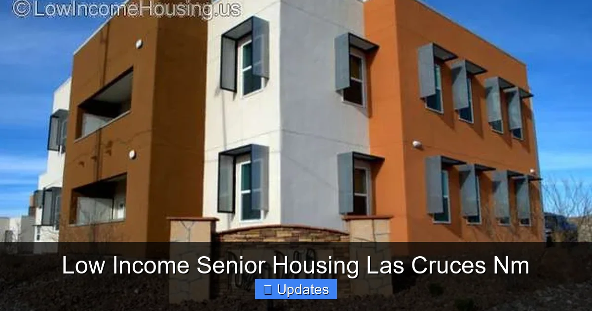 Low Income Senior Housing Las Cruces Nm