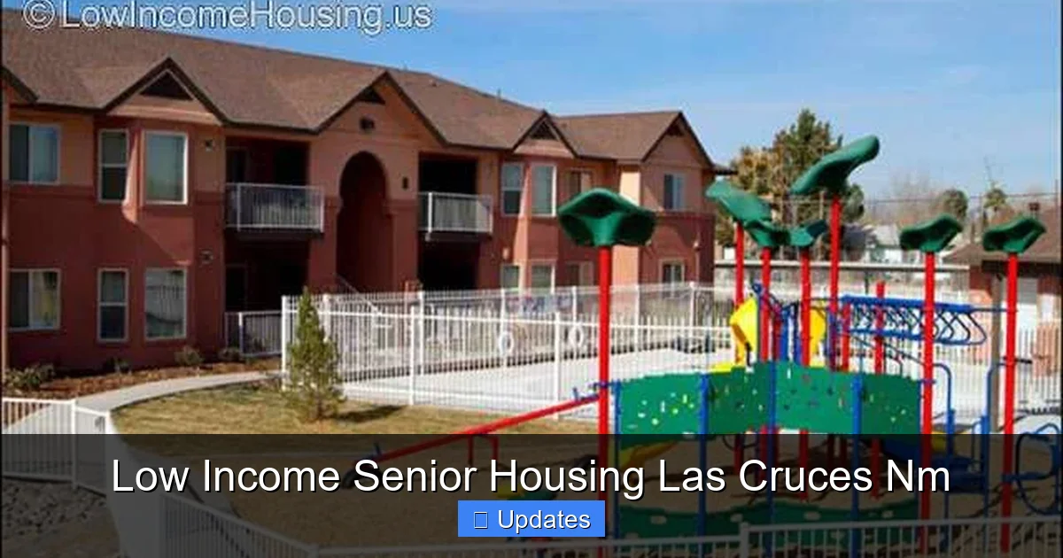 Low Income Senior Housing Las Cruces Nm