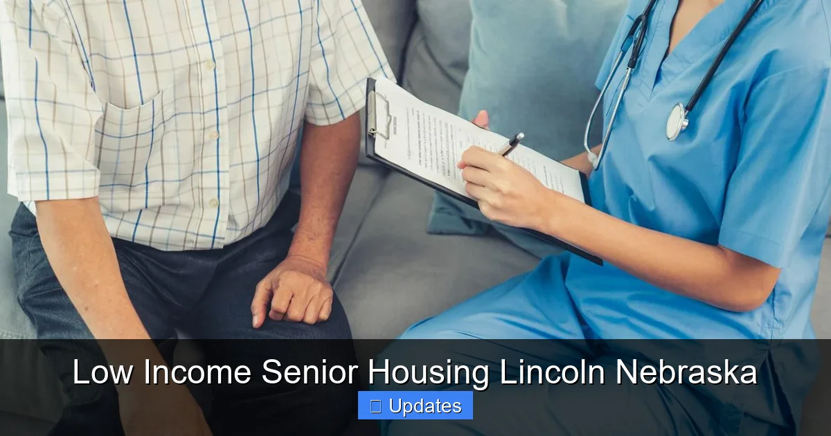 Low Income Senior Housing Lincoln Nebraska
