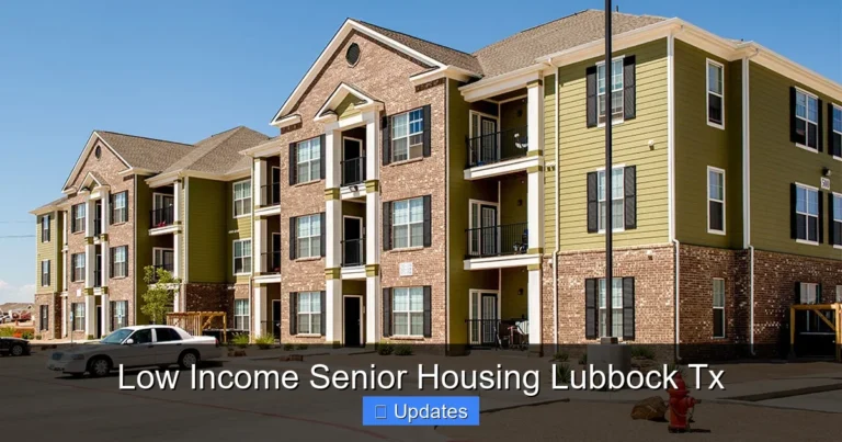 Low Income Senior Housing Lubbock Tx
