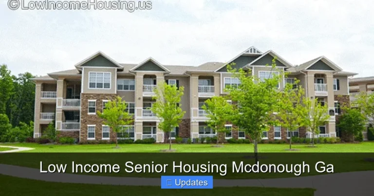 Low Income Senior Housing Mcdonough Ga