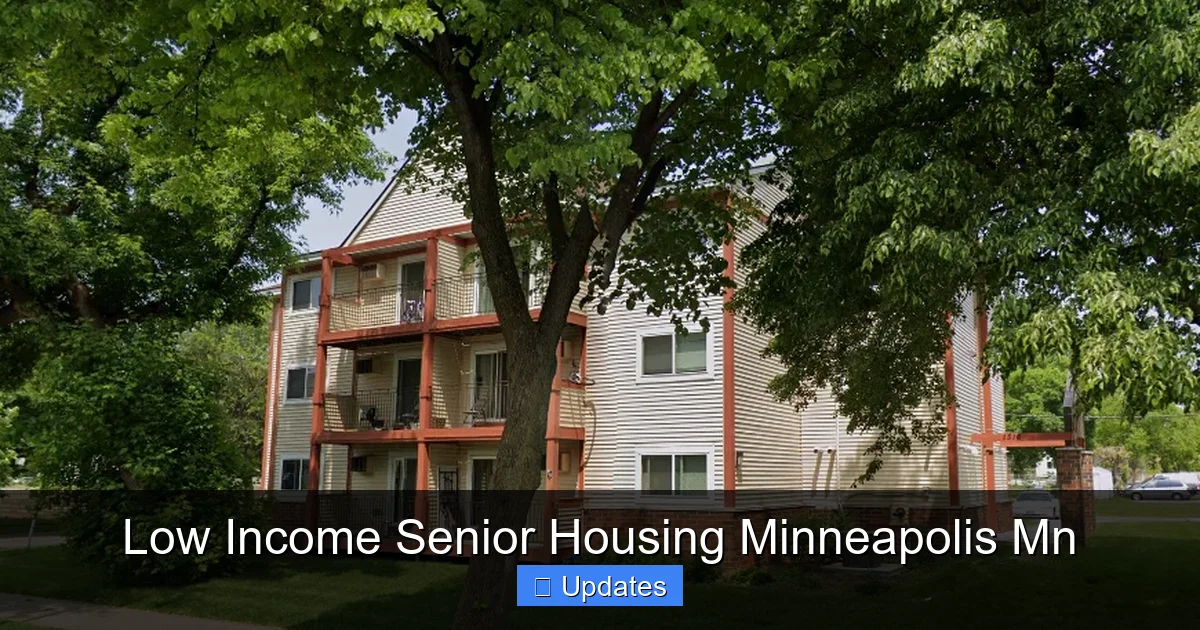 Low Income Senior Housing Minneapolis Mn