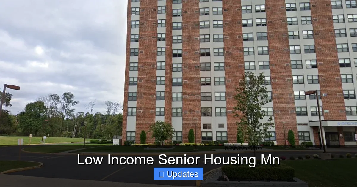 Low Income Senior Housing Mn