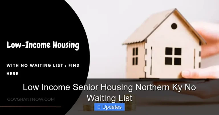 Low Income Senior Housing Northern Ky No Waiting List